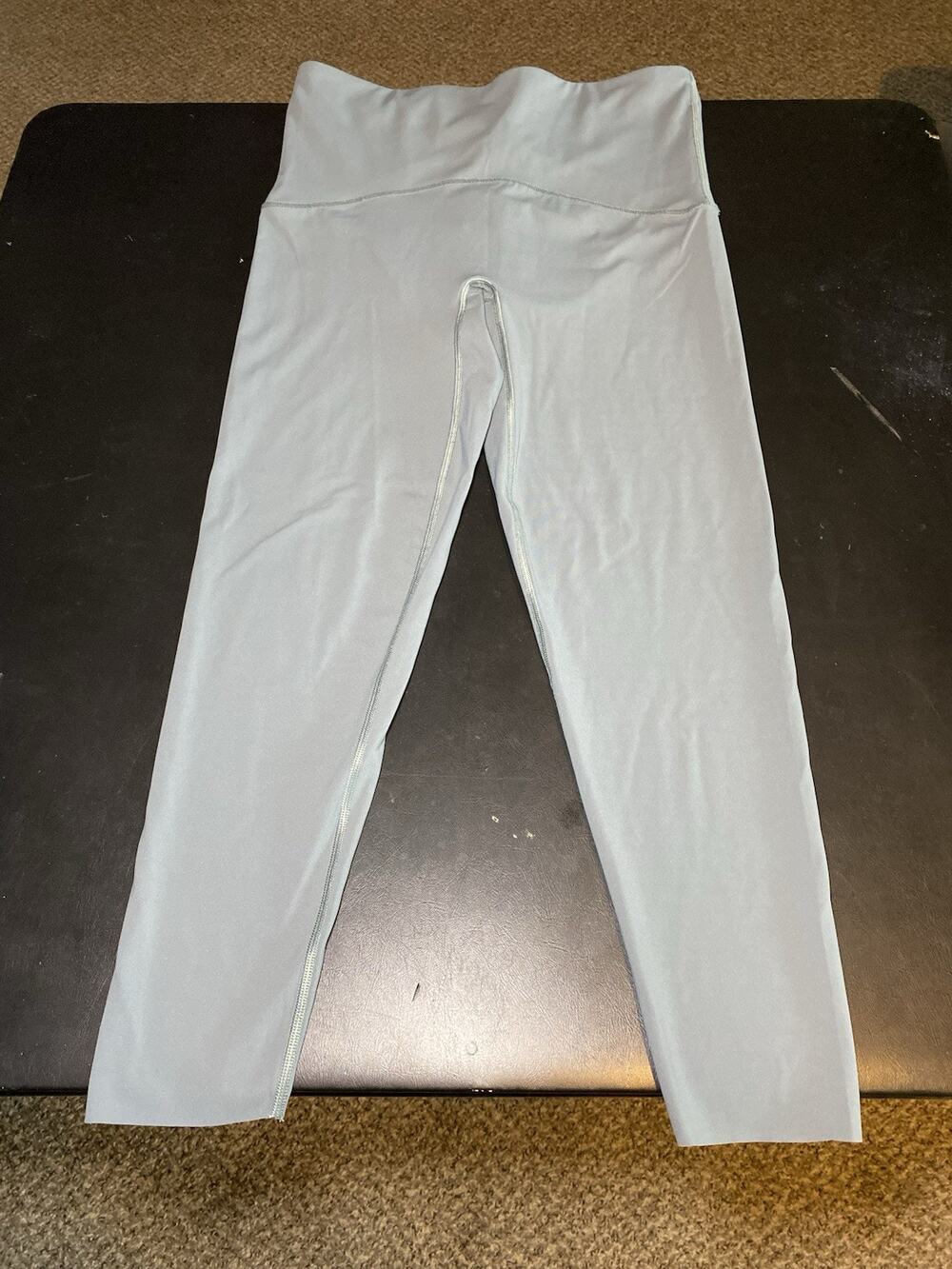 Spanx Gray Leggings Booty Boost XL Sculpting Pull On Stretch Minimalist
